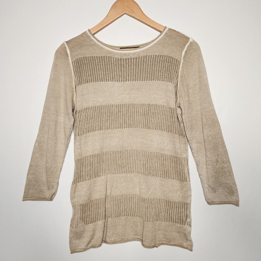 Tommy Bahama Tan Knit Sweater Top Women's Size Small - Picture 1 of 4